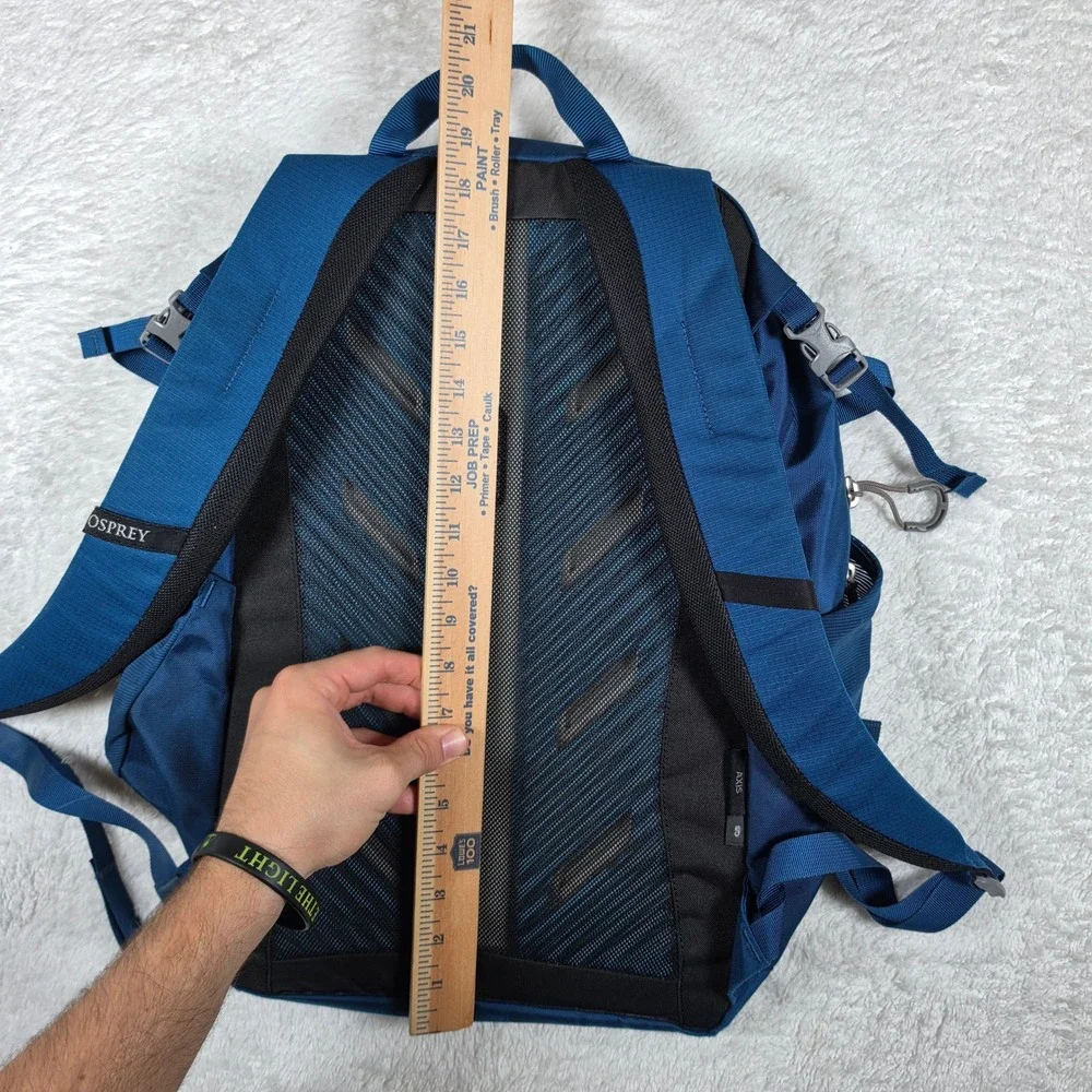 Osprey Axis Backpack Unisex O/S Blue Laptop Sleeve Hiking Travel F22TBS03
